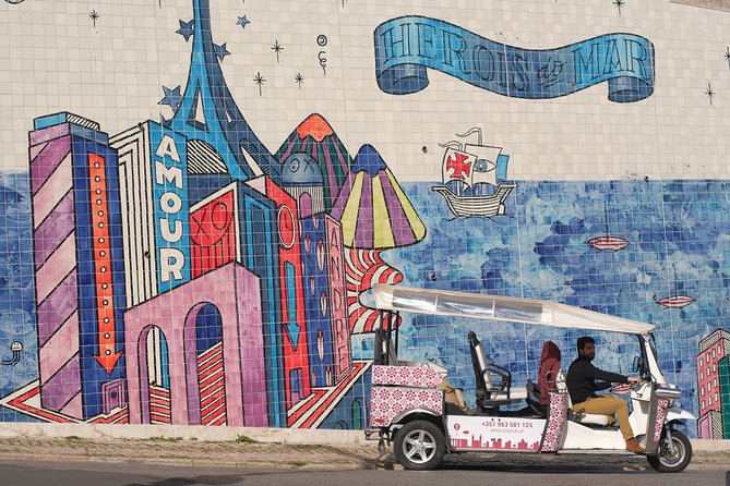 1 Hr City Tuk Tuk / Electric Car Tour of Lisbon - Miradouro Time: Portas do Sol and Senhora do Monte