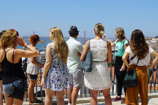 2-hour city tour of Lisbon's highlights - Miradouro de Santa Catarina: Tejo River plus bridge and statue