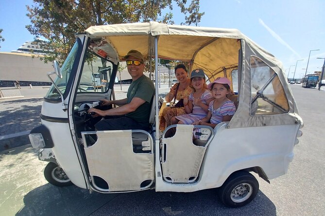 2-Hour Private Historic Lisbon Tour by Tuk Tuk - Santa Luzia viewpoint: gardens and tiles without the fuss