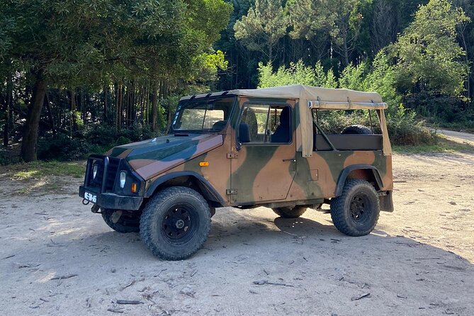 4x4 Tours in Portuguese Classic Jeeps (UMM) around Sintra - Stop 1: Sintra National Palace Viewpoint and the Old Fountain Spring Water