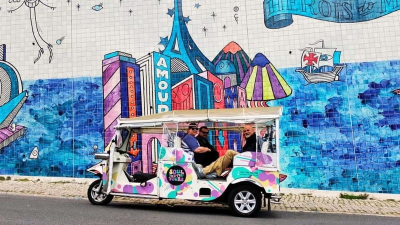 All Historical Lisbon Tuk Tuk Tour - The old Lisbon start: squares you pass, then viewpoints you stop for