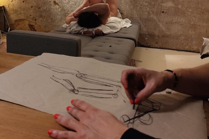 Art & Sip with Live Model - Private Group Format: When This Is Better Than a Big Class