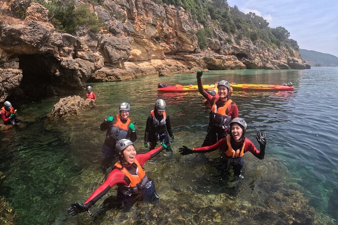 Award Winner Premium Kayak and Coasteering Adventure with Lunch - Portinho da Arrabida: First Look at the Coast by Kayak