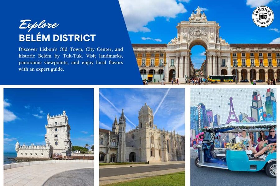 Belem Tower Tuk Tuk Tour Lisbon Old Town, City Center, Belém - Why a tuk-tuk day works so well in Lisbon