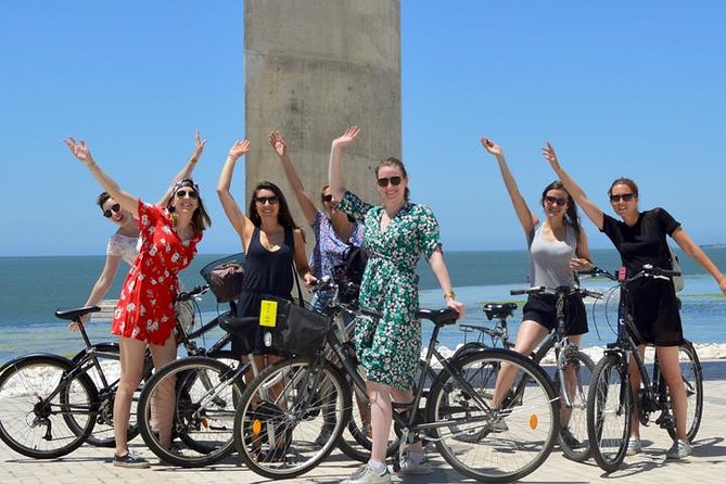 Bike Tours Lisbon - Center of Lisbon to Belém - Belém icons: Torre de Belém, the nearby UNESCO site, and the included pastry