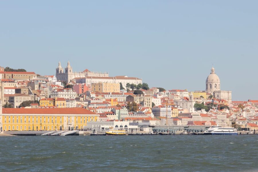 ⛵Bluemotion Lisbon⛵: Sunset sailing tour in Tagus River - 25 de Abril Bridge: Lisbon’s Steel Stretch at Golden Hour