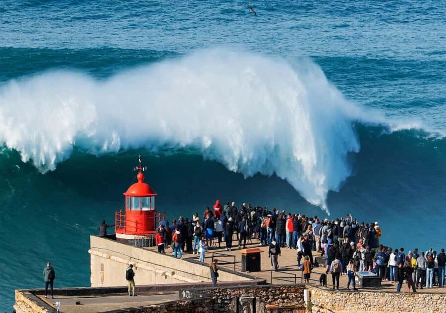 De Lisboa: Óbidos & Nazaré Giant Waves, Ginja & Small Group - One-Day Plan From Lisbon: Óbidos to Nazaré’s Giant-Wave Views