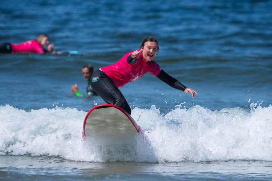 Duckdive - Surf Class in Caparica - The 2-Hour Coaching Flow: From Safety to Stand-Up Attempts