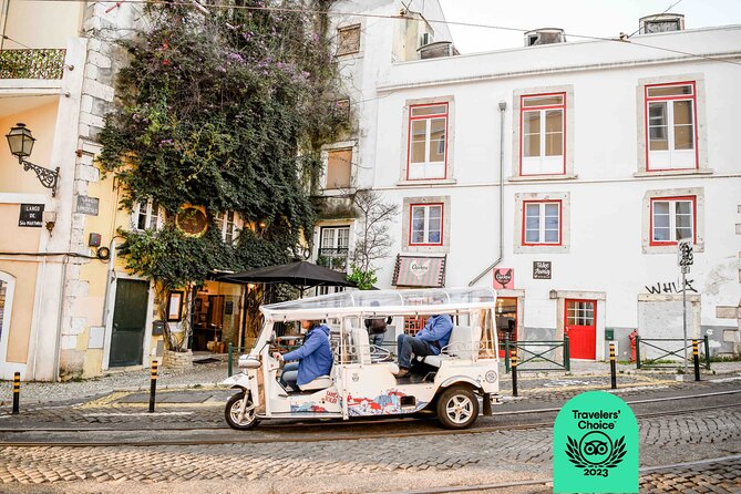 Expert Plus Lisbon Tour with Local Guide in Private Eco Tuk Tuk - Bairro Alto and Baixa: hills, cobblestones, and the 1755 rebuild grid