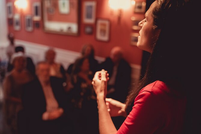 Fado Show with Port Wine at Historic Lisboa em Fado - What You’ll Hear: microphone-free voices and two styles of guitar