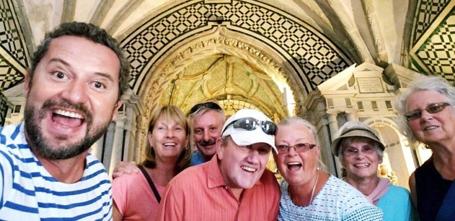 From Lisbon: 10-Hour Palaces Tour in Cascais and Sintra - Pena Palace first thing: color, stairs, and a real line-skip payoff
