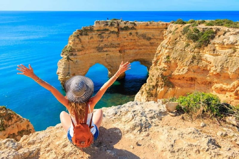 From Lisbon: Algarve, Benagil Sea Cave & Lagos Full-Day Tour - Benagil Sea Cave: viewpoint first, then the water choice