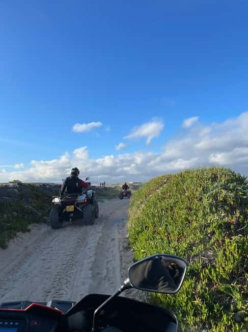 From Lisbon: Atlantic Coast Guided Quad Bike Tour - From Smooth Roads to an Abandoned WWI Compound and Big Views