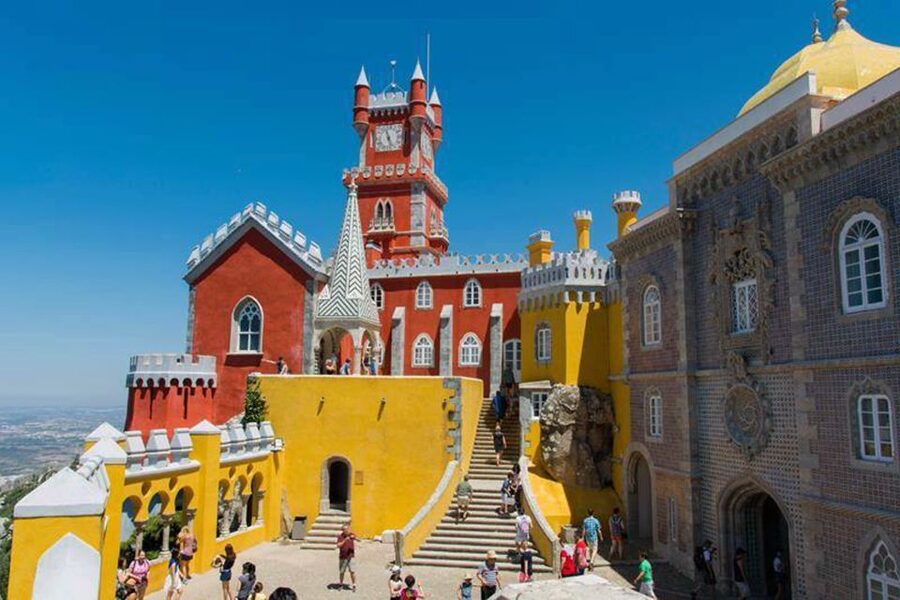 From Lisbon: Half-Day Private Sintra Cascais Tour - Pena Palace: the fairytale building with serious design behind it