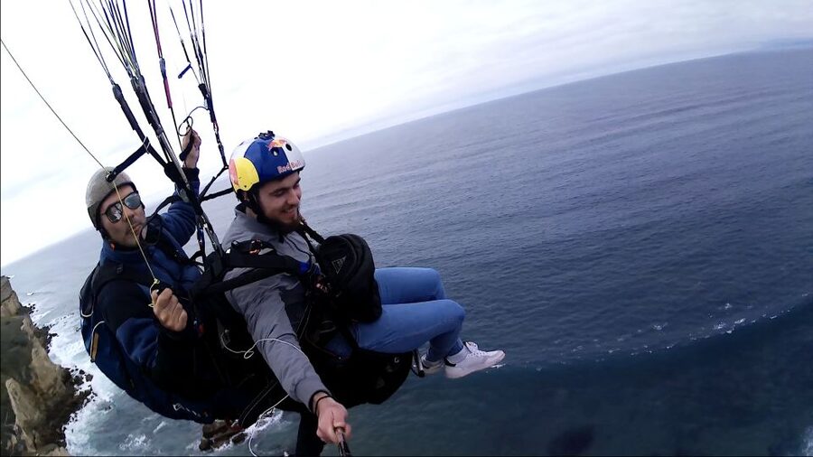 From Lisbon: Paragliding Tandem Flight - Filming and Photos: Getting GoPro Footage Without Stress