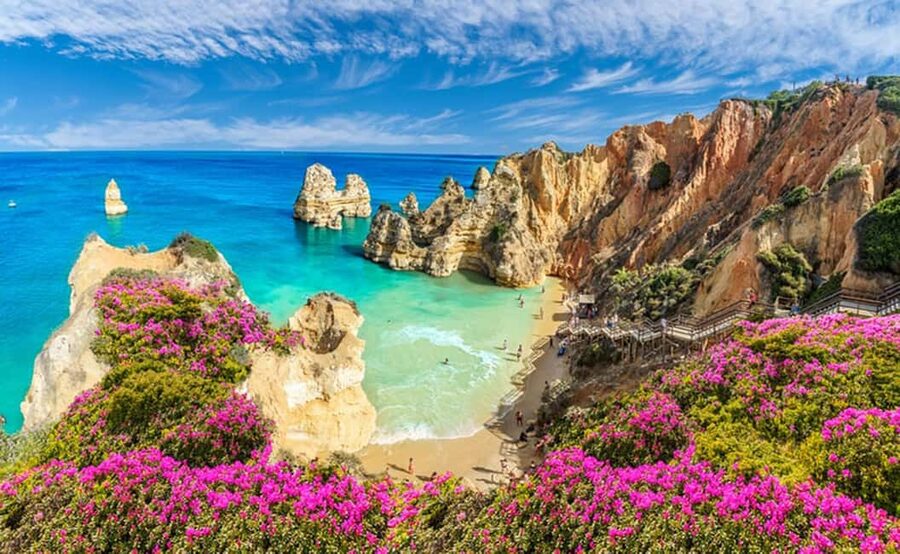 From Lisbon: Private Day Trip to Algarve with Hotel Pick Up - Algar Seco and Boneca Cave: limestone views you’ll remember