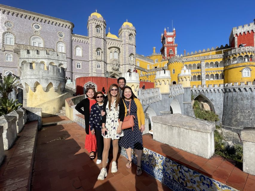From Lisbon: Sintra, Cabo da Roca, Cascais, & Estoril Tour - Pena Palace: colorful Romantic architecture in the Sintra Mountains