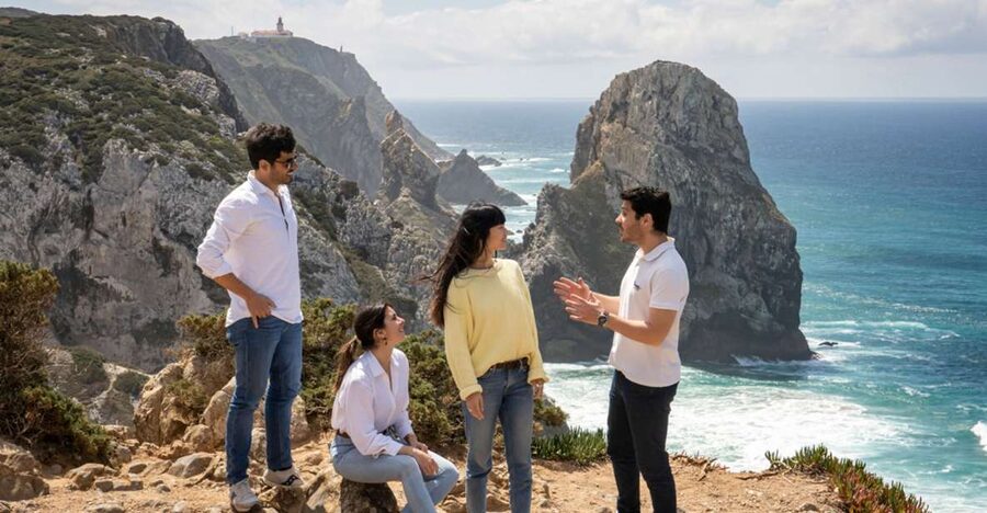 From Lisbon: Sintra, Pena Palace & Cabo da Roca Hiking Tour - Getting to Pena Palace: Serra de Sintra views before the hype