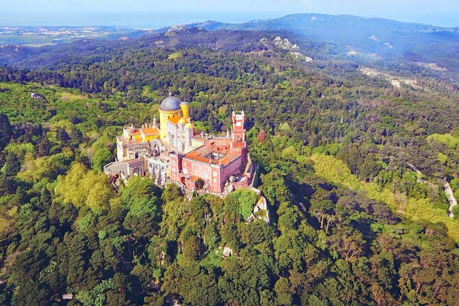 From Lisbon: Sintra Pena Palace Cascais 8-People Group Tour - Cabo da Roca: continental Europe’s western edge