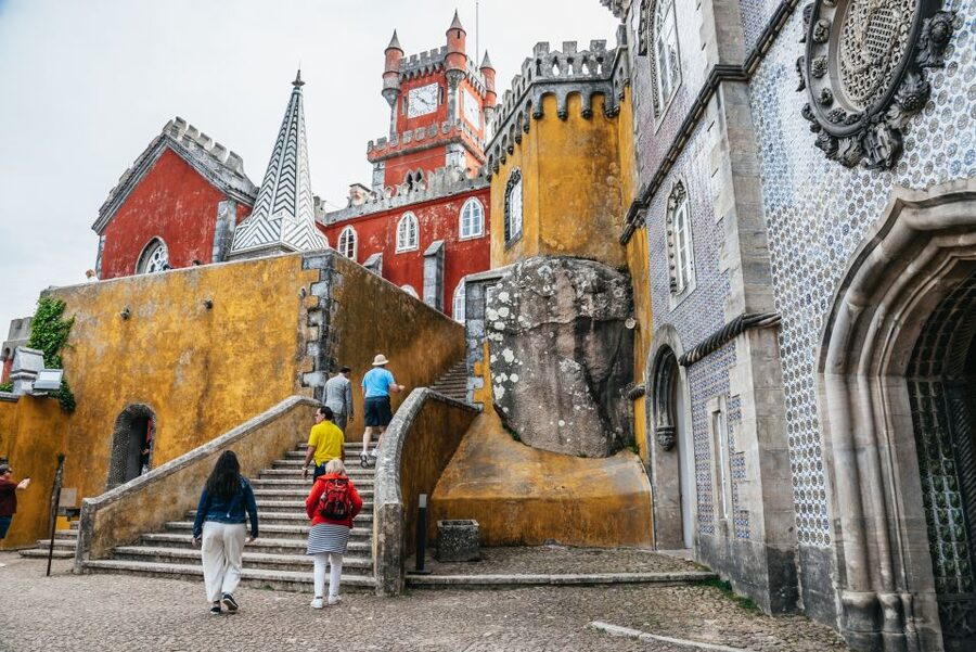 From Lisbon: Sintra Tour - Pena, Regaleira & Monserrate - National Palace of Sintra: High Ceilings and Azulejo Armor