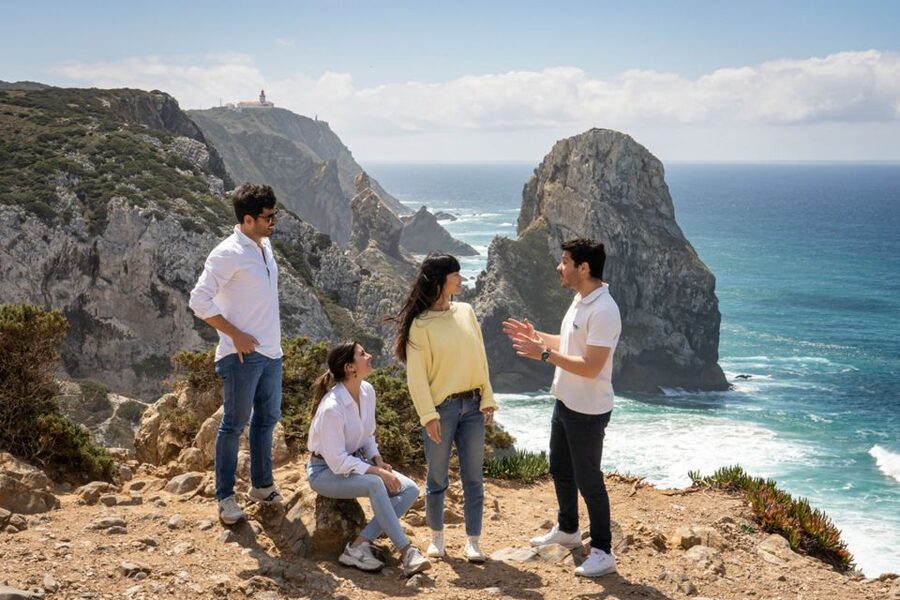 From Lisbon: Sintra with Pena Palace and Cabo da Roca by 4WD - Convent of Peninha: Sacred Stop, Beach Views, and the Rock Show