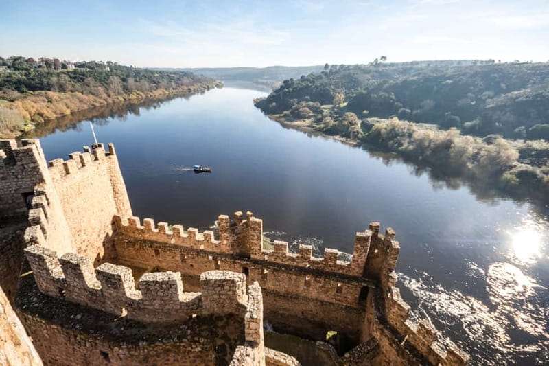 From Lisbon: Tomar, Convent of Christ & Almourol Castle - Tomar lunch and the São João Baptista church visit