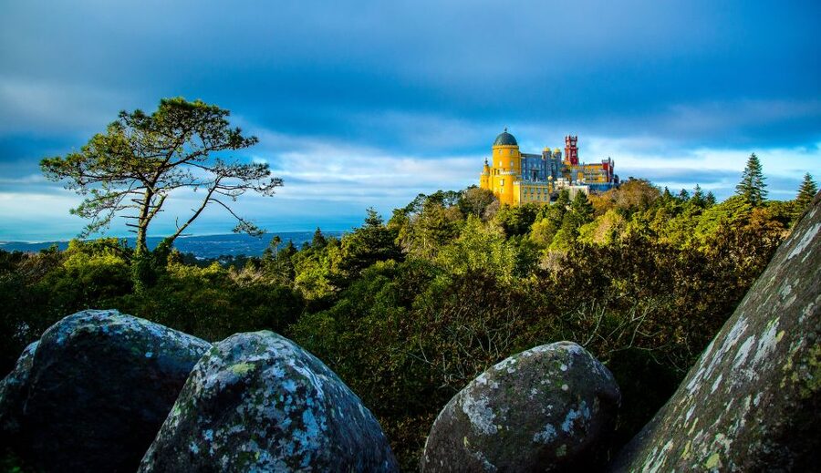 From Sintra: Pena Palace Guided Tour - The Best Views: how the guide helps you see Sintra from the right angles