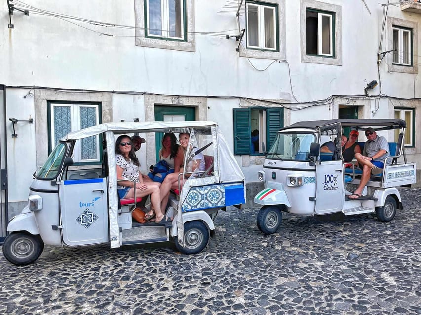 Guided Electric Piaggio Tuk-Tuk Tour of Historic Lisbon - Exclusive access that beats the usual bus and tram routes