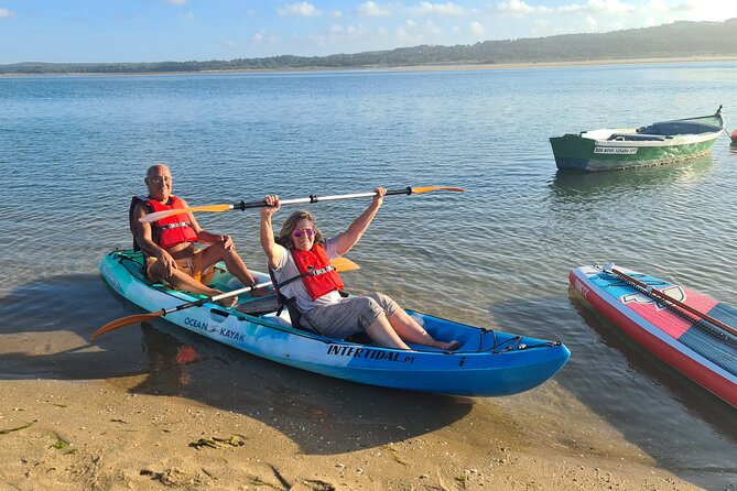 Guided Kayak Tours in the Óbidos lagoon - Meeting point: Cais da Foz do Arelho