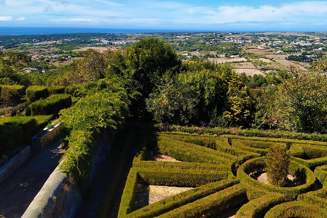 Historic center of Sintra on foot - Cascata de Pisoes and Valverde Palácio de Seteais: quick waterfall pics and big-time views