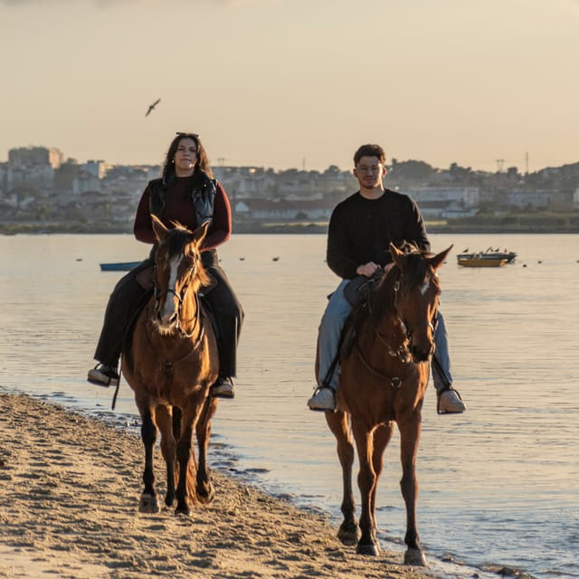 Horseback Riding On The Beach At Sunset - Sunset Horse Time on the Tagus: What the Ride Feels Like