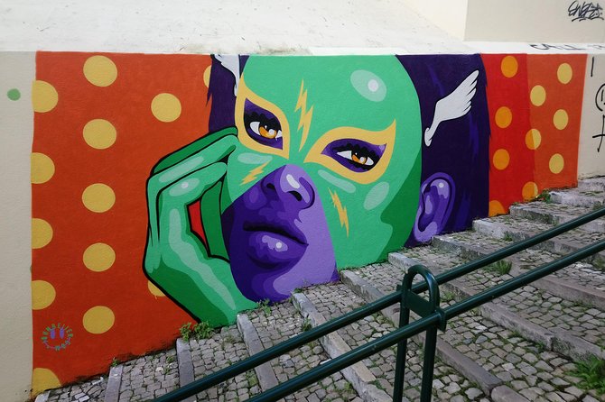 Kickstart Street Art Tour in Lisbon - A huge painted gallery wall: seeing Lisbon’s street art at scale