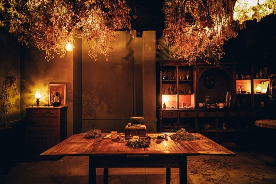 Lisboa - A Morte do Corvo, new immersive theatre, not spoken - The setting: a former Military Hospital by Basílica da Estrela