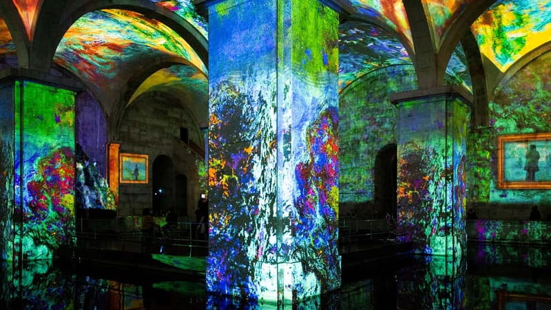 LISBOA: Impressive Monet & Brilliant Klimt - Where the Mãe D’Água Reservoir Becomes a 360º Art Screen