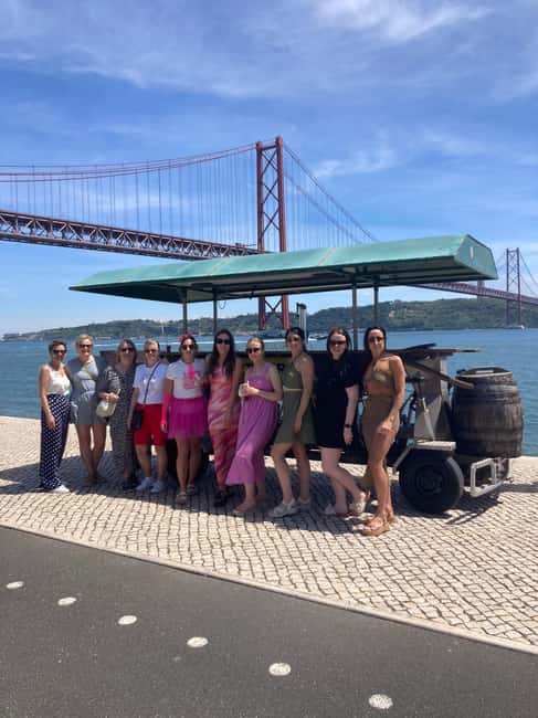 Lisbon: 1-Hour Beer Bike Tour with Draft Beer & Sangria Ride - Riding the Tagus: Landmarks You’ll Actually See