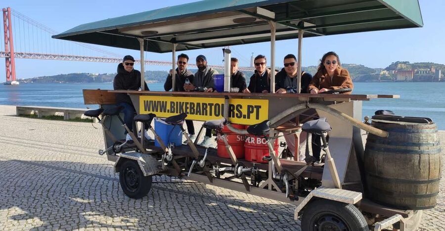 Lisbon: 1-Hour Beer Bike Tour with Draft Beer & Sangria Ride - Meeting Point by SUD Lisboa: Getting On Without Stress