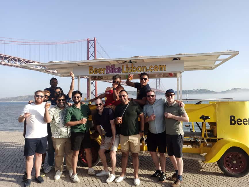 Lisbon: 1-Hour Beer, Sangria or Wine Bike Sightseeing Tour - How the Route Works Around Lisbon’s Most Famous Stops