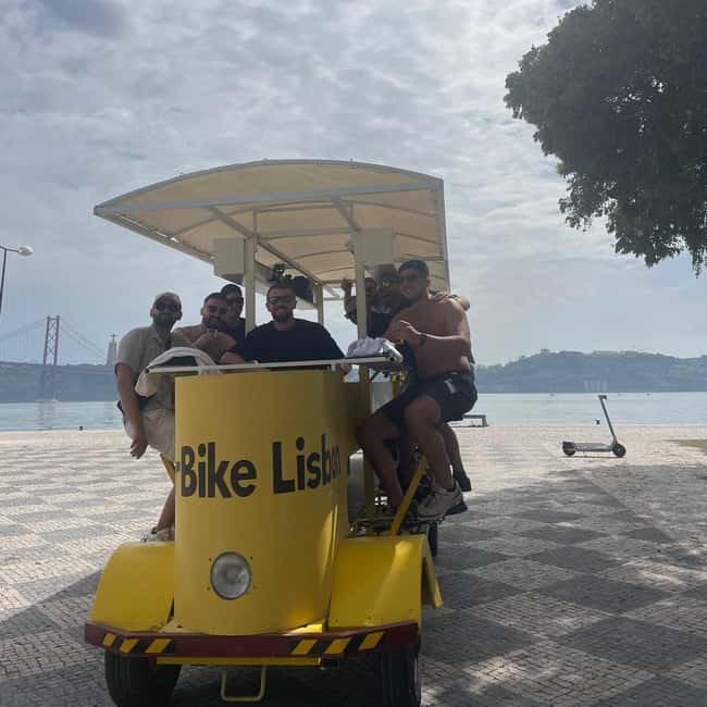 Lisbon: 1-Hour Beer, Sangria or Wine Bike Sightseeing Tour - Tejo Promenade Area: Riverside Views That Put Lisbon in Context
