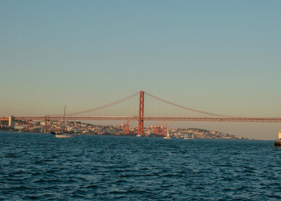 Lisbon 2 Hours Sailing Day Tour and Cruise With Drinks - 25 de Abril Bridge: The dramatic engineering view