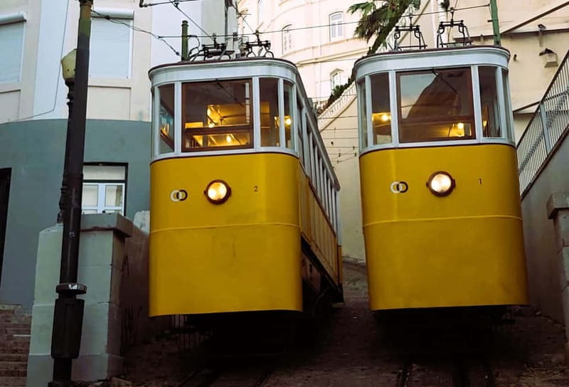 Lisbon: 3 Elevators in the Morning or at Sunset - Elevador da Bica and Rua Rosada’s colorful street energy