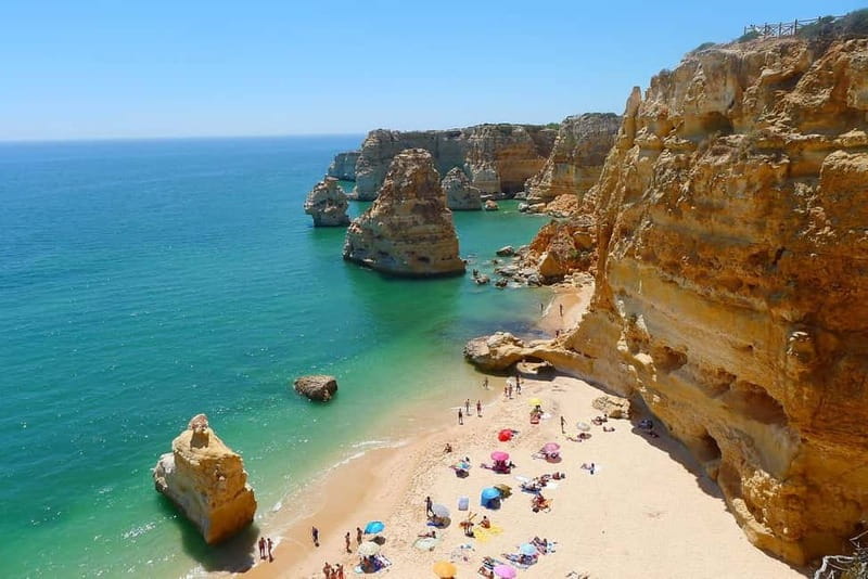 Lisbon: Algarve, Benagil Cave, Carvoeiro & Lagos Day Trip - Benagil Sea Cave: viewpoint first, then boat or kayak if you want