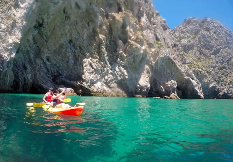 Lisbon: Arrabida Park Kayak Tour with Beach Picnic - Key highlights to look for