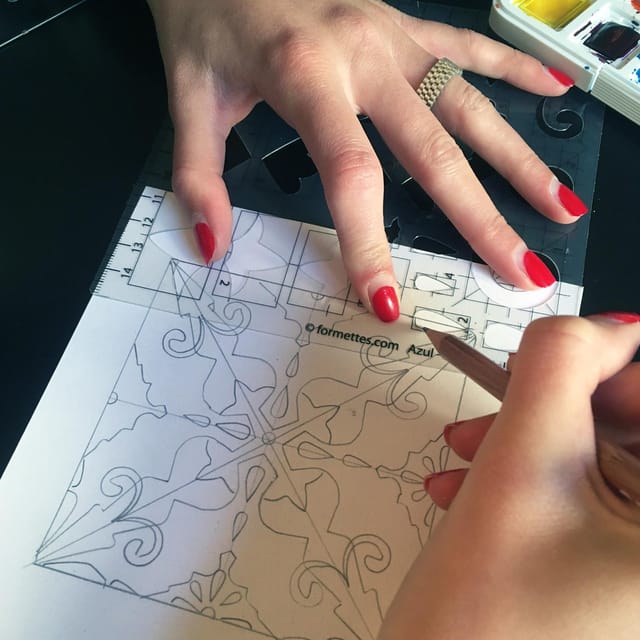 Lisbon: Azulejos' Design Create Your Own Tile Workshop - Your 2.5-hour flow: from intro talk to pencil-to-tile