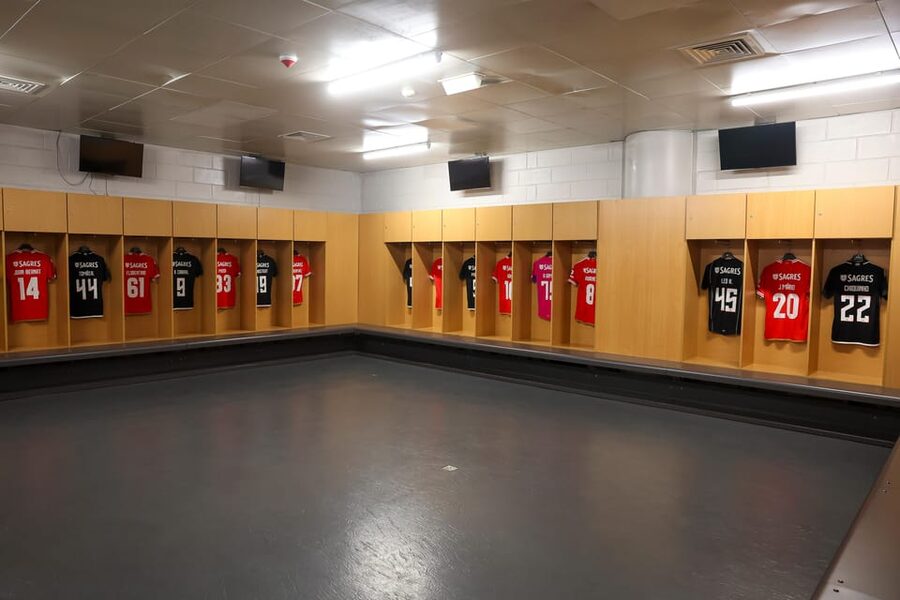 Lisbon: Benfica Luz Stadium Tour with Souvenir Scarf - Eagle Hall and the pitch-level moment with Victoria and Gloria