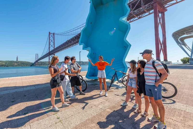 Lisbon: Bike Tour from Lisbon to Belém + Liquor & Pastry - Doca de Santo Amaro, MAAT, and the Discoveries monument stretch