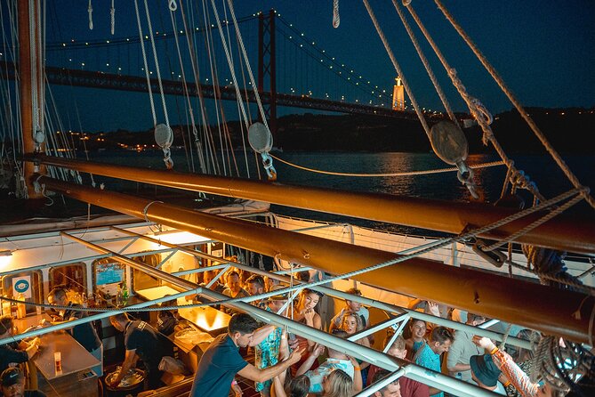 Lisbon Boat Party with Views, and Sunset Sailing - A 4-hour DJ-led night on the Tagus: what the vibe is like