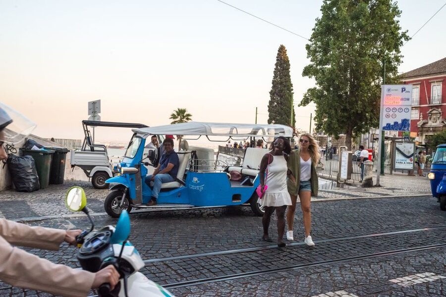 Lisbon by Tuk Tuk Guided Tour: City of Neighborhoods - Miradouro Nossa Senhora do Monte: The View That Makes Lisbon Click