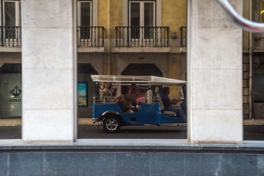 Lisbon by Tuk Tuk Guided Tour: City of Neighborhoods - Baixa and Rossio Squares: A City Rebuilt After 1755
