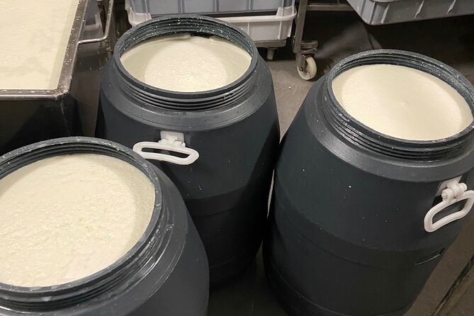 Lisbon Cheese Factory Visit, Wine Tasting and Tile Painting Tour - Morning Start: Alcochete Cheese Factory and the Joy of Seeing Food Made