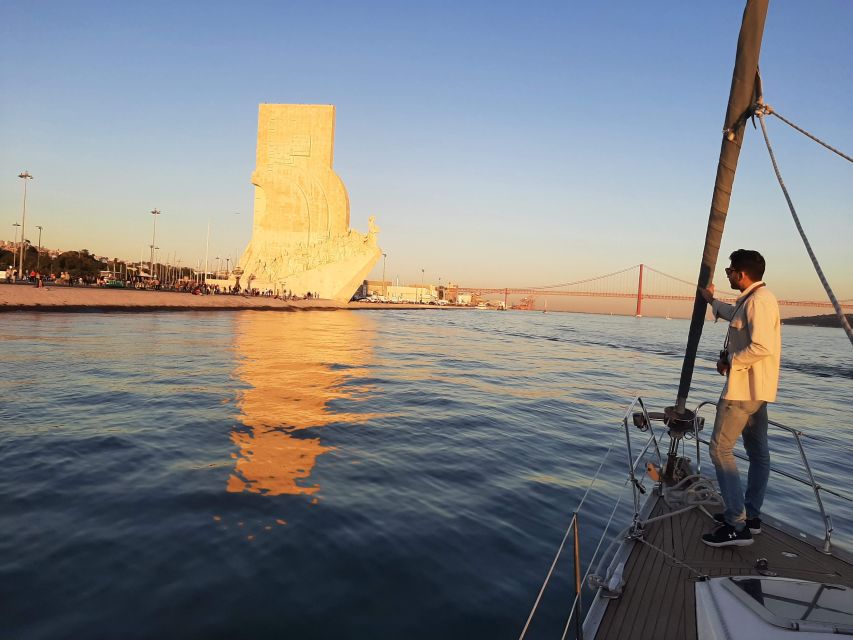 Lisbon: City Skyline Sailboat Cruise with Drink and Snacks - Drinks, snacks, and the social side of sailing